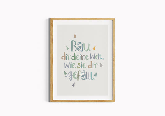 Children's saying | 4 colors