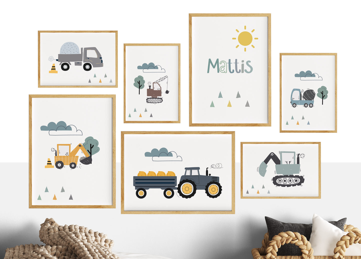 Vehicles 1 | Name | Children's saying | 7 Series