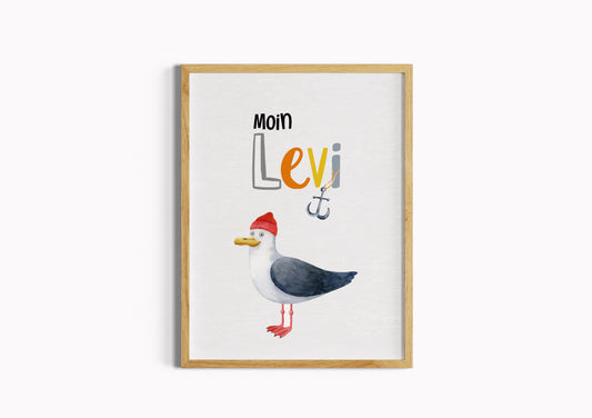 Moin | Seagull & Anchor | Name