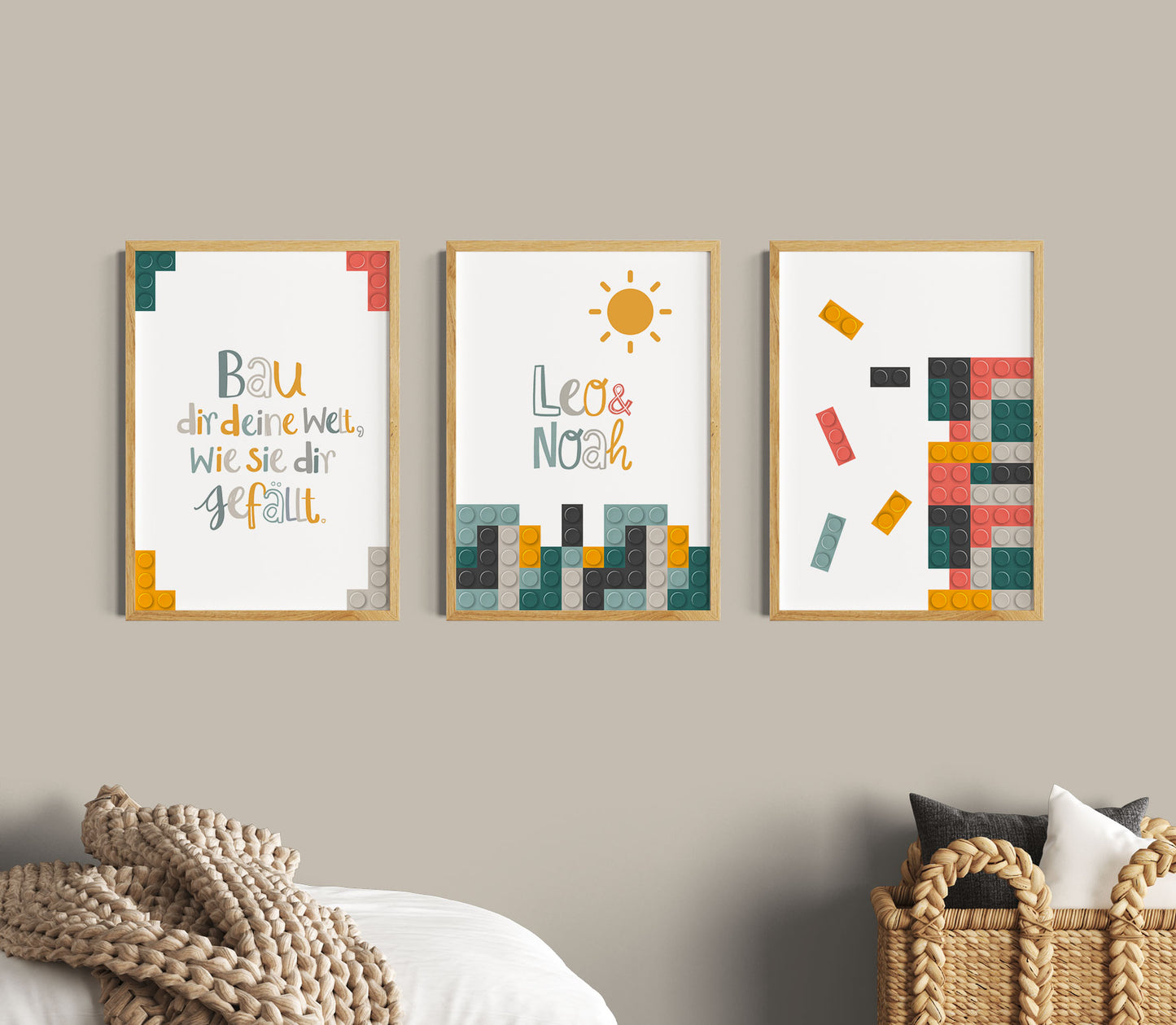 Children's saying | Tractor name | Excavator | 3-piece