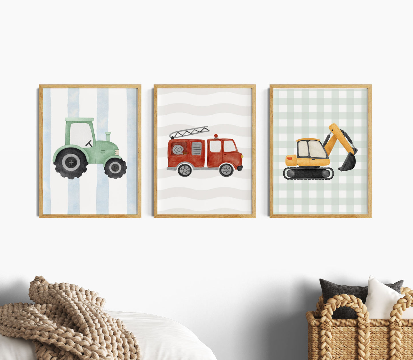 Fire engine | Tractor | Excavator | 3-series