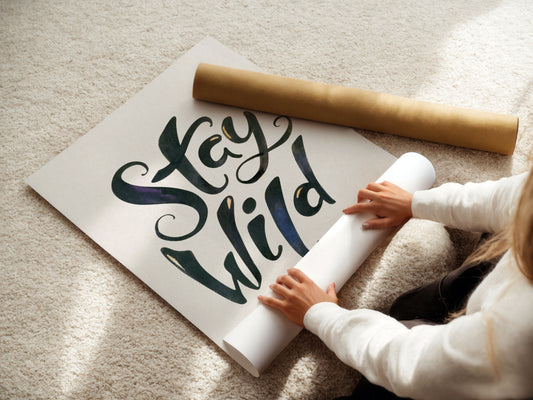 Boho Lion | Stay Wild | Hot Air Balloon | Set of 3 Children's Posters