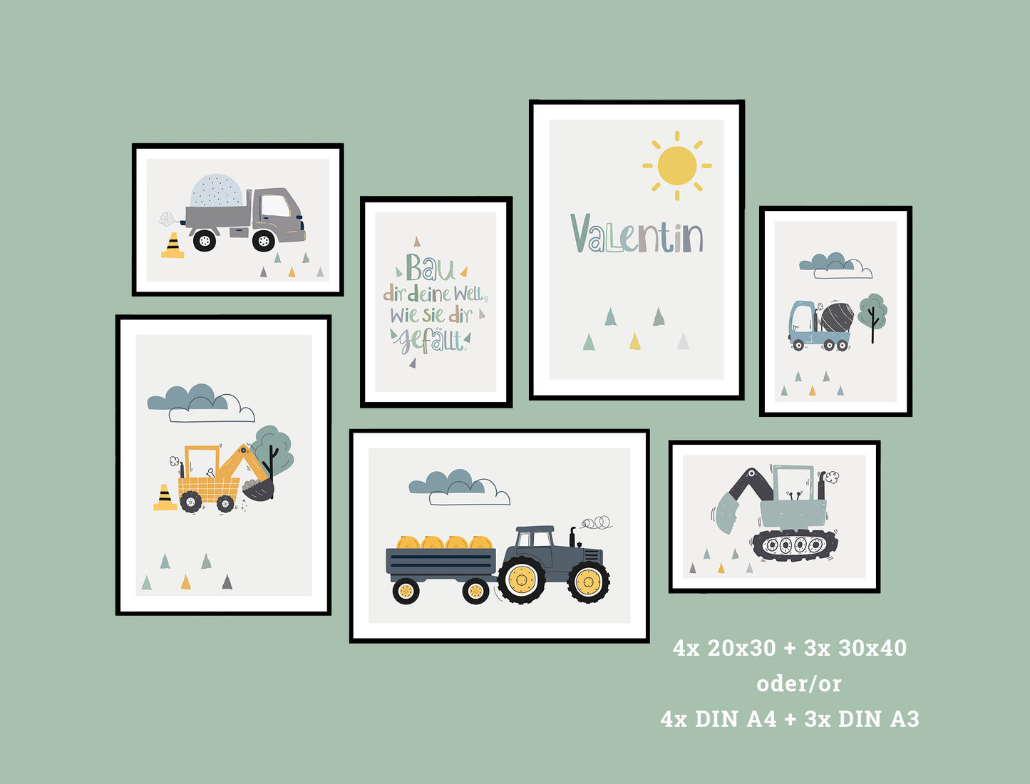 Vehicles 1 | Name | Children's saying | 7 Series