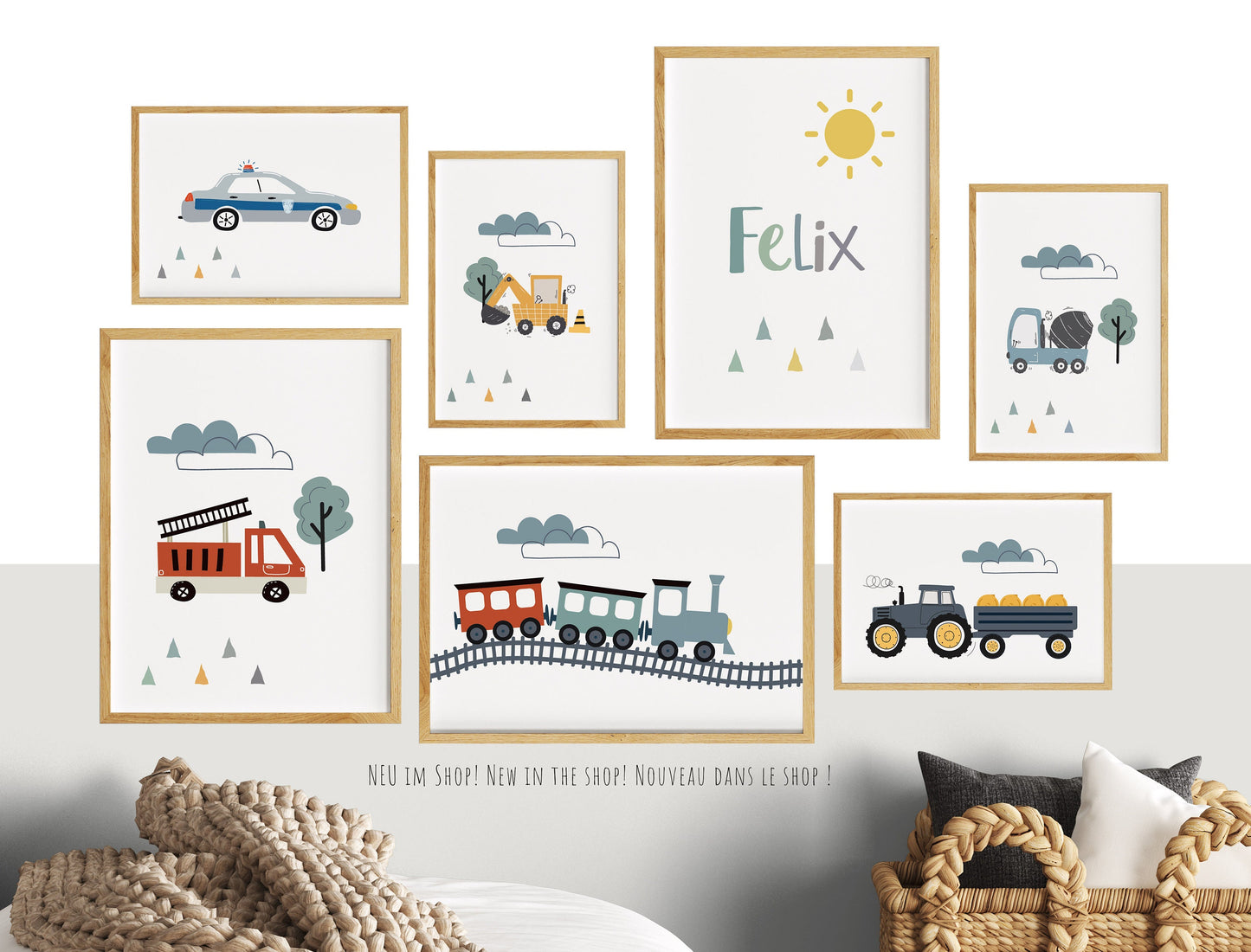 Fire engine | Tractor | Excavator | 3-series