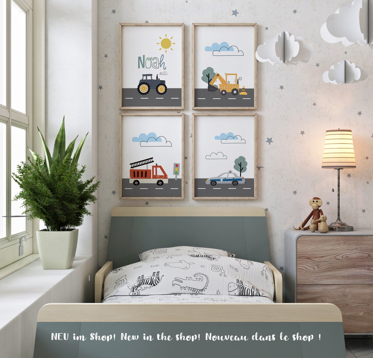 Fire engine | Tractor name | Excavator | 3-series