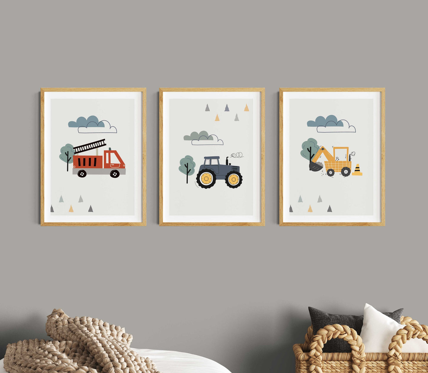 Feuerwehrwagen | Traktor | Bagger | Sofort-Download