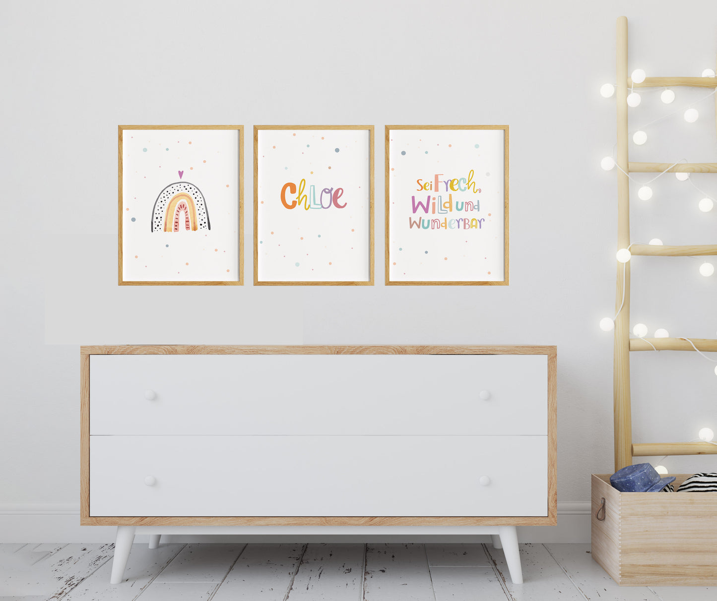 Regenbogen | Name | Kinderspruch | 3er