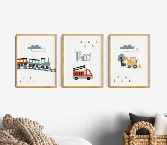 Railway | Fire Department Name | Excavator | 3-piece