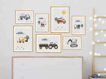 Vehicles 5 | Fire truck | Children's saying | 7-series
