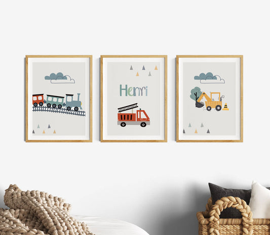 Railway | Fire Department Name | Excavator | 3-piece