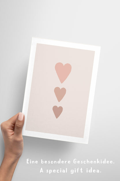 Hearts | Name | Mermaid | Set of 3