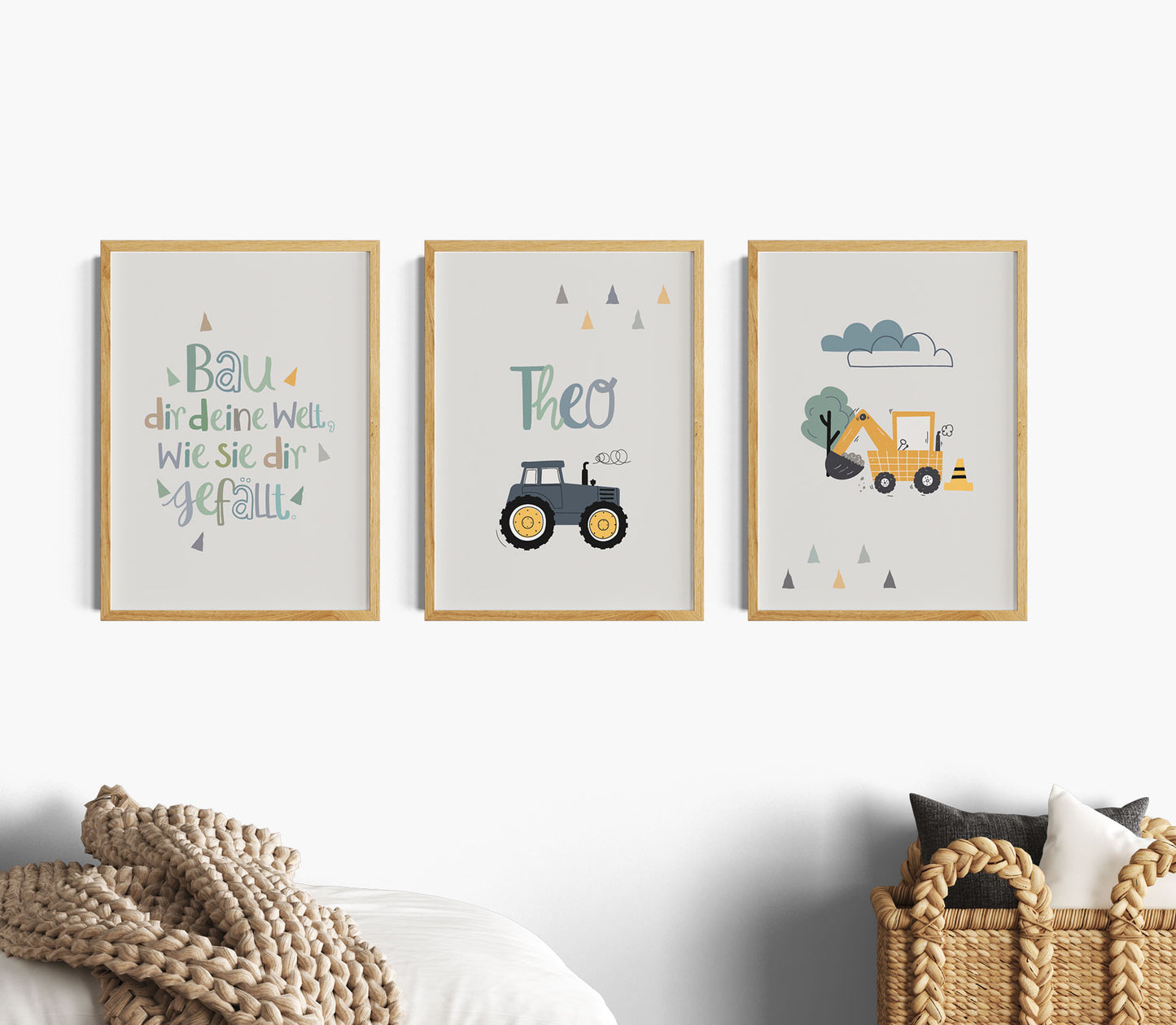 Kinderspruch | Traktor Name | Bagger | 3er