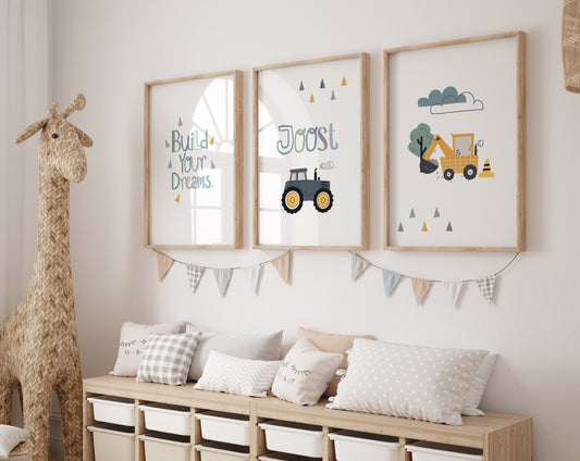 Build Your Dreams. | Tractor name | excavator | 3s