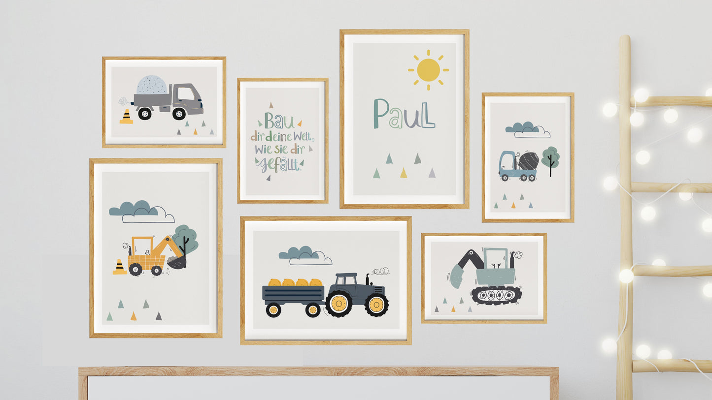 Vehicles 1 | Name | Children's saying | 7 Series