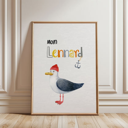Moin | Seagull &amp; Anchor | Name