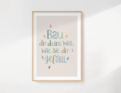 Children's saying | 4 colors