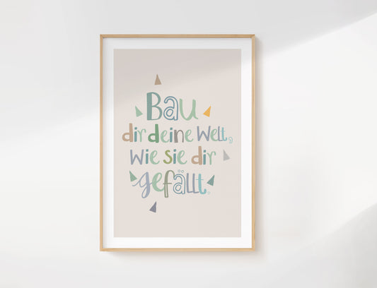 Children's saying | 4 colors