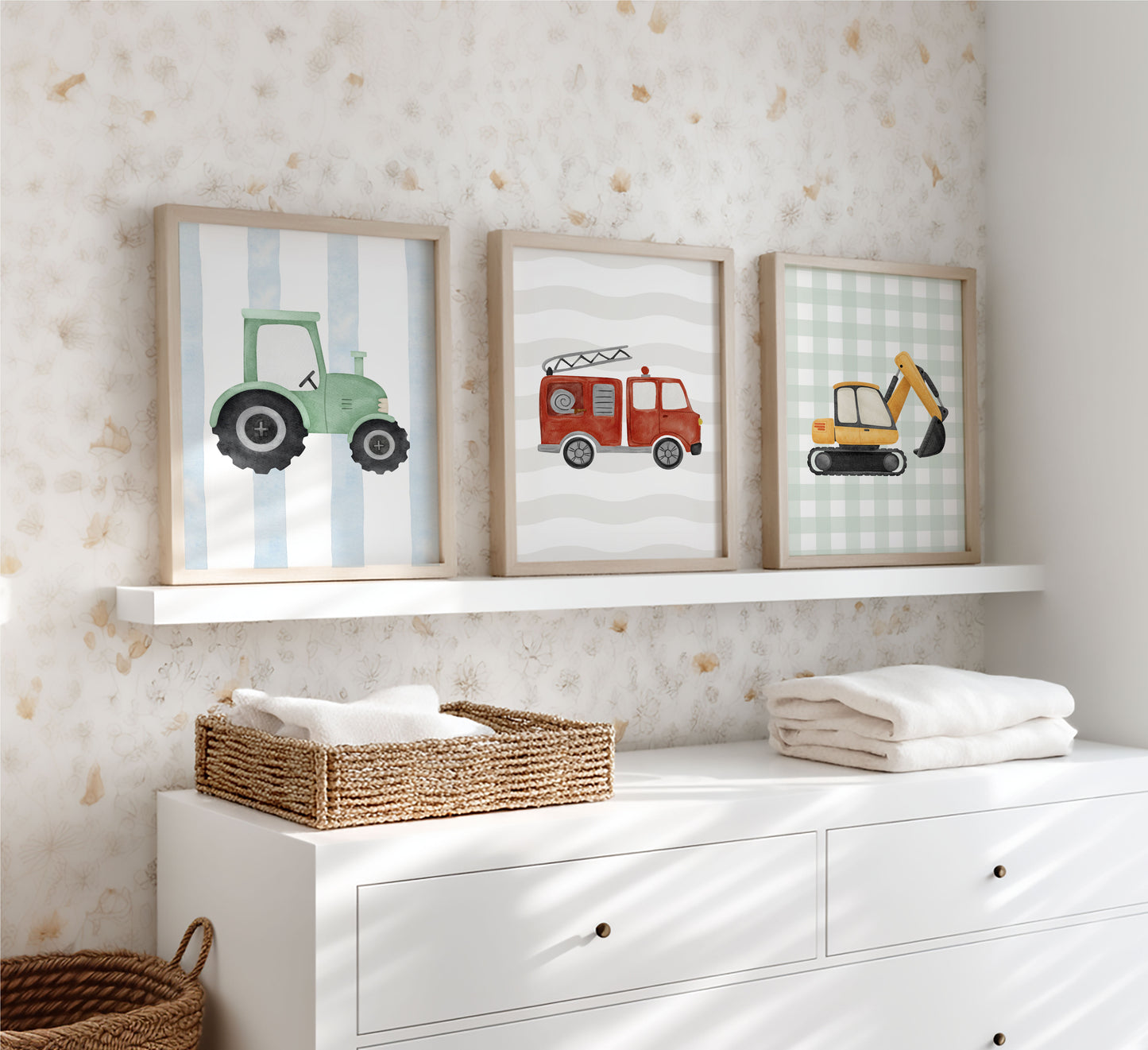 Fire engine | Tractor | Excavator | 3-series