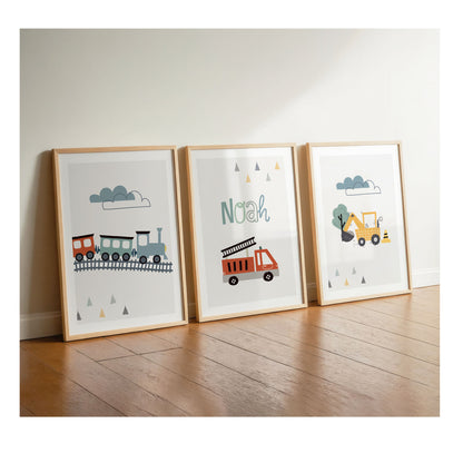 Railway | Fire Department Name | Excavator | 3-piece