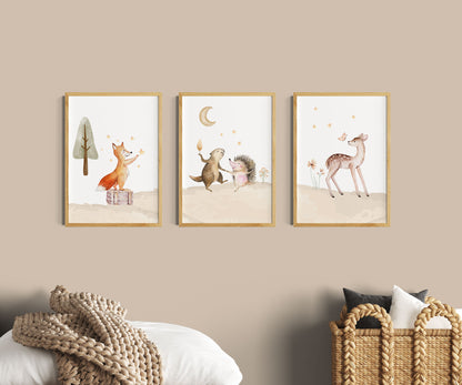 Waldtiere | Fuchs | Reh | 3er