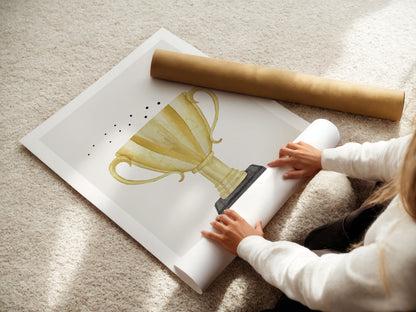 Pokal | Name | Fußball | 3er Set