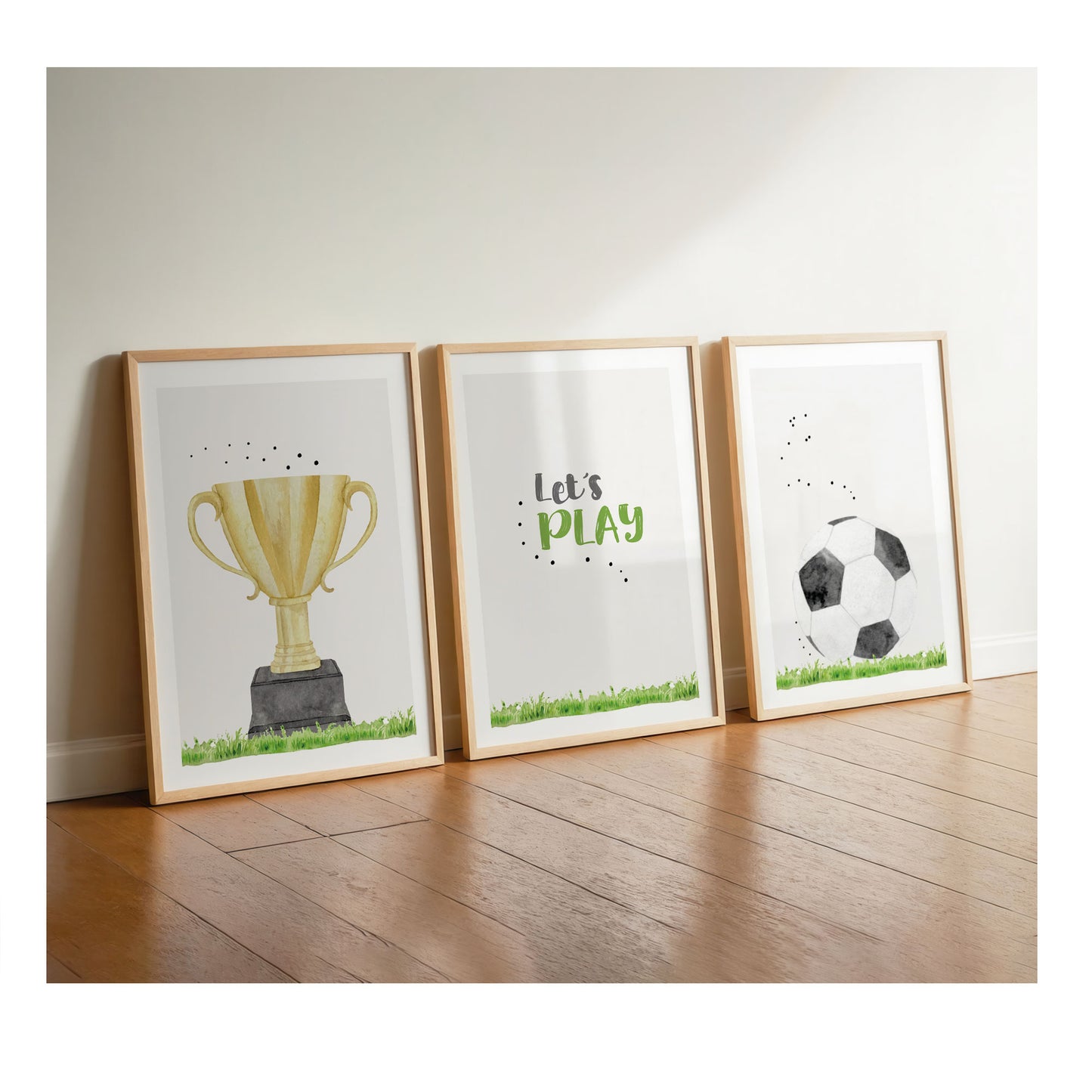 Cup | Let's Play | Football | Set of 3