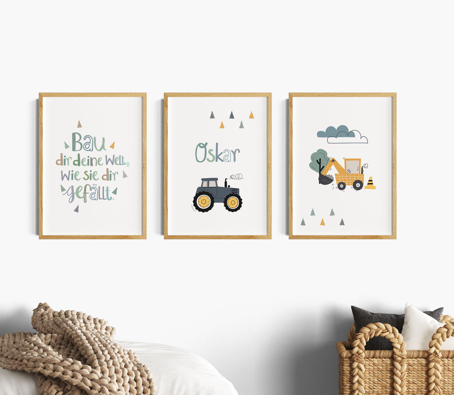 Kinderspruch | Traktor Name | Bagger | 3er