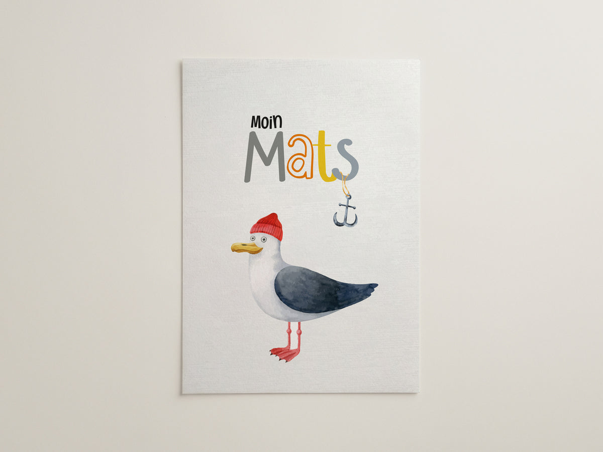 Moin | Seagull &amp; Anchor | Name
