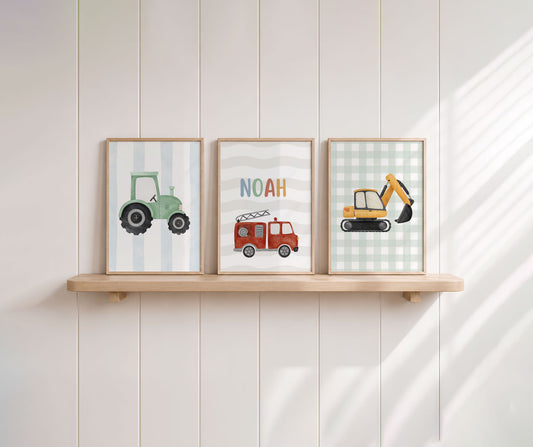 Railway | Fire Department Name | Excavator | 3-piece