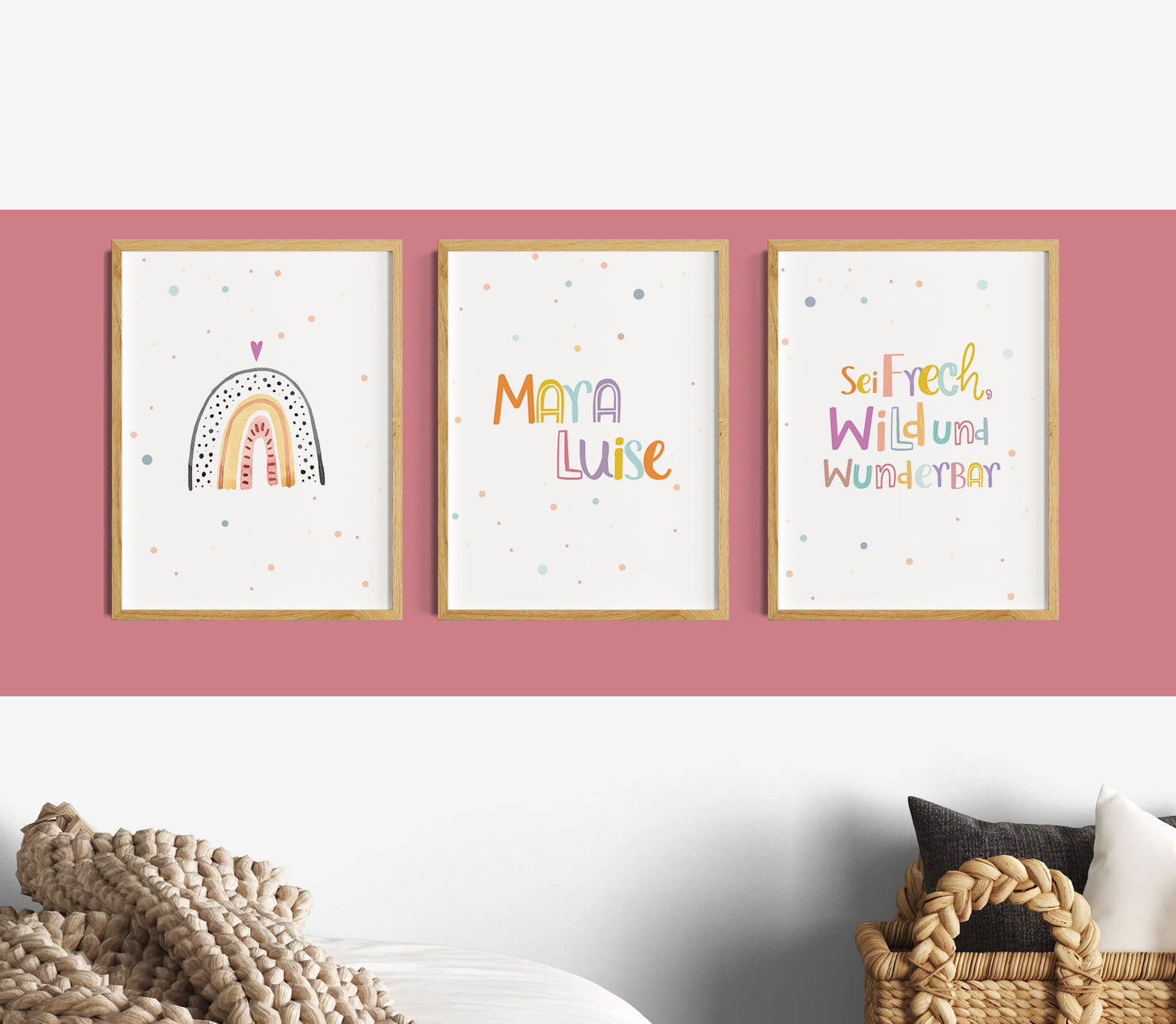 Regenbogen | Name | Kinderspruch | 3er