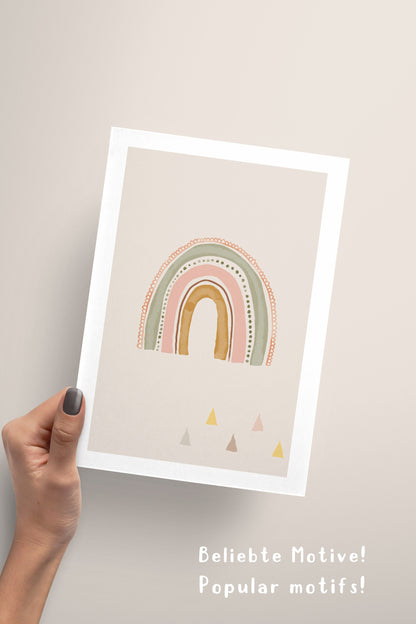 Sun | Hearts | Feather | Rainbow