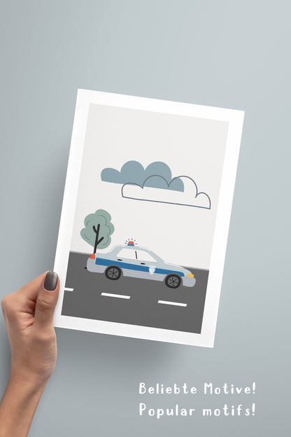 Polizeauto | Name | Feuerwehrwagen | 3er