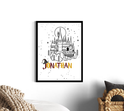 Filmposter | Zauberschule | Name
